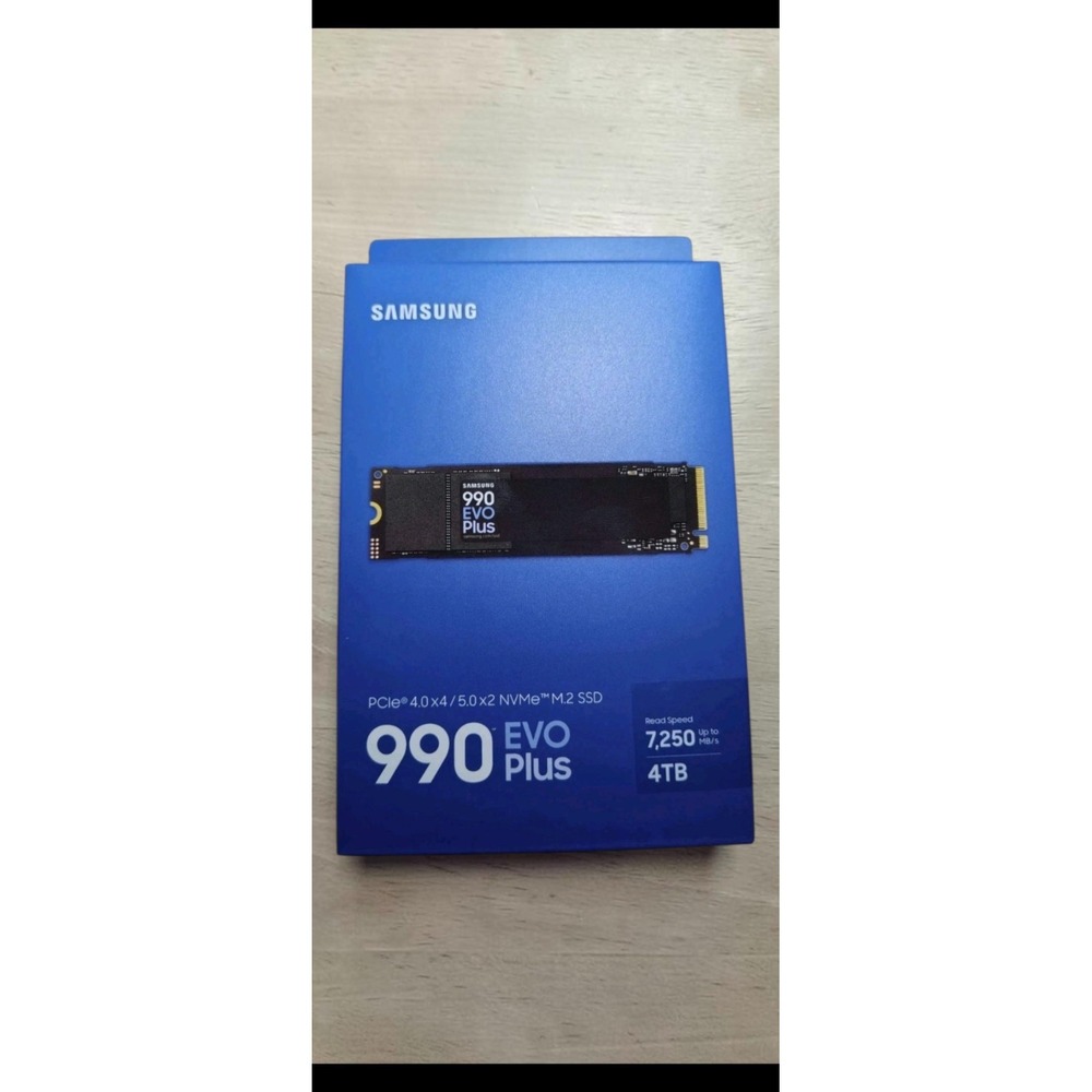 Samsung SSD 990 EVO Plus 4TB, PCIe Gen 4x4 | 5x2 M.2 2280, Up to 7,250 MB/s